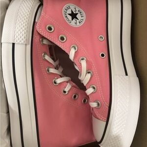 Converse Pink High-Top Lift Sneakers